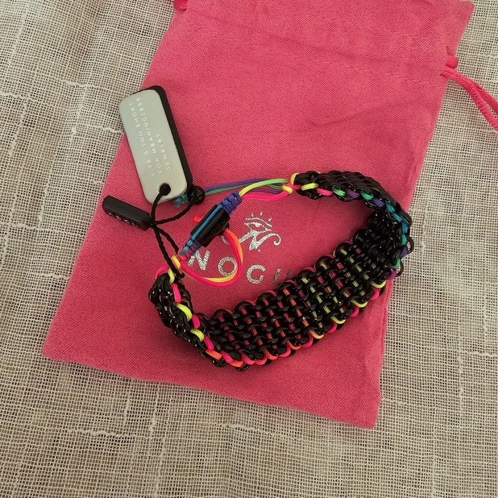 NWT Nogu Macaw Woven Bracelet